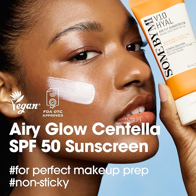 SOME BY MI V10 Hyal Air Fit Sunscreen & 2EA Lip Sun Protector Clear