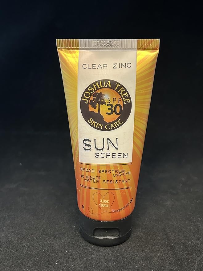 Joshua Tree SPF 30 Natural Sun Screen Lotion with Clear Zinc and Aloe (3.3 oz.)