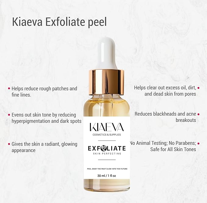 80% Gentle Peeling Exfoliant and Smoothing Daily Toner for More Even-Looking Skin Tone, Unit Net Fl. 1oz / 30ml