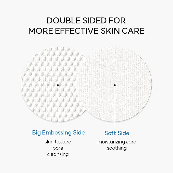 EQQUALBERRY Swimming Pool Toner Pads - Dual-Textured Facial Toner Pads for Pore Care and Gentle Exfoliation | Boosted Hydration with Hyaluronic Acid | Korean Toner Pads for Face (70 Pads)