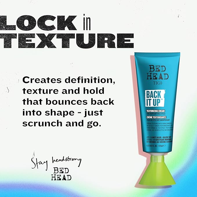TIGI Bed Head Back It Up texturizing Cream for Shape and Texture 4.23 fl oz