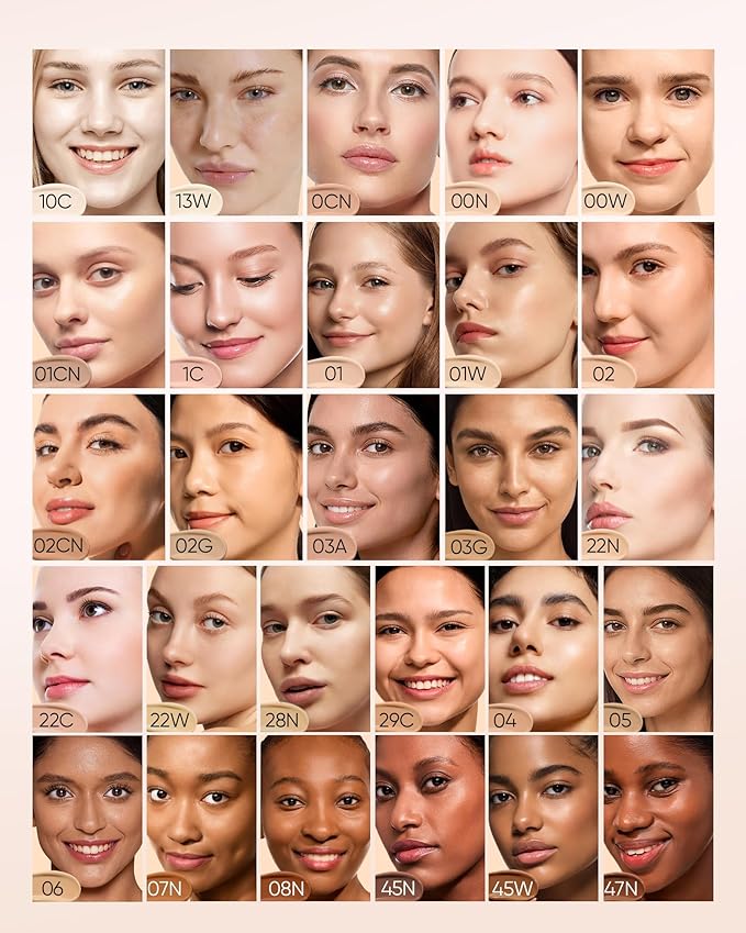 Full Coverage Cushion Foundation #22W Sheer Beige| Satin Glow Finish, Oil-Control & Waterproof, Buildable Tattoo Cover Cushion for All Skin Types