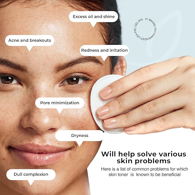 Toner for All Skin Types, Balanced Healthy Glow for Men and Women
