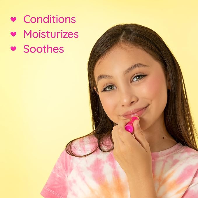 Lip Smacker Squishmallows Moisturizing Lip Balm, Fun Soft Squishy Collectible Top, Hydrates & Smooths – Patty