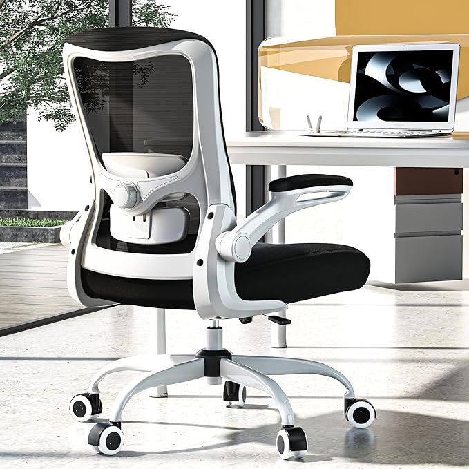 Ergonomic Office Chair - High Back Desk Chair with Adjustable Lumbar Support, Breathable Mesh Back, 330LBS Capacity, Easy Assembly, for Home Office Executive Computer Task
