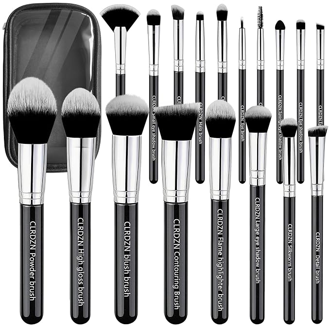 Makeup Brush Set, 19Pcs Multi-functional Makeup Brushes Set Professional with Case Facial Makeup Accessories, Foundation Makeup Brush Kit Eye Make up Brushes & Tools