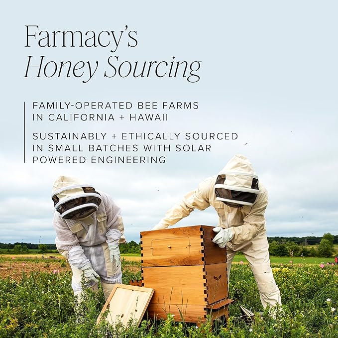Farmacy Honey Milk Face Essence - Hydrating Milky Toner with Honey, Ceramides + Chamomile - Helps Strengthen Skin Barrier + Replenish Moisture - Soothing + Calming Skincare (120ml)
