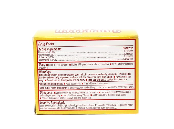 Safetec Sunscreen, 3.5 g. (.123 oz.) Pouch 25ct. Box (24 Boxes/case) SPF 30