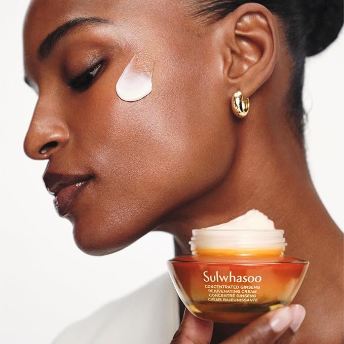 Sulwhasoo Concentrated Ginseng Rejuvenating Cream- Korean Ginseng & Peptide Anti-Aging Moisturizer with Vitamin C Derivative & Squalane for Wrinkles & Deep Hydration 1.69 fl. oz. (Packaging May Vary)