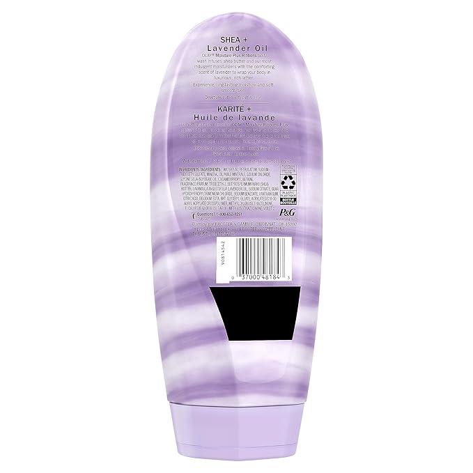 Olay Moisture Ribbons Plus Shea + Lavender Oil Body Wash, 18 oz