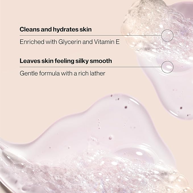 Suave Moisturizing Body Wash, with Sweet Pea Violet and Vitamin E Extract, No Parabens, No Phtahaltes, 18 Oz Pack of 6