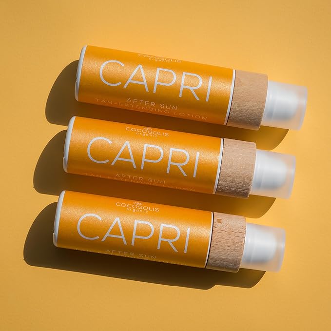 COCOSOLIS CAPRI After Sun Tan-Extending Lotion - prolongs the tan, refreshes, soothes and hydrates the skin, supports healthy skin, moisturizing
