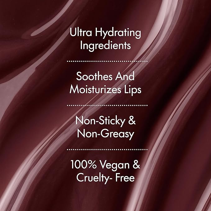 Ruby & Millie Tinted Lip Balm Brown Sugar - Hydrating Moisturizing Lip Butter Balm Treatment - Glossy Vegan Lipbalm 0.5 Oz
