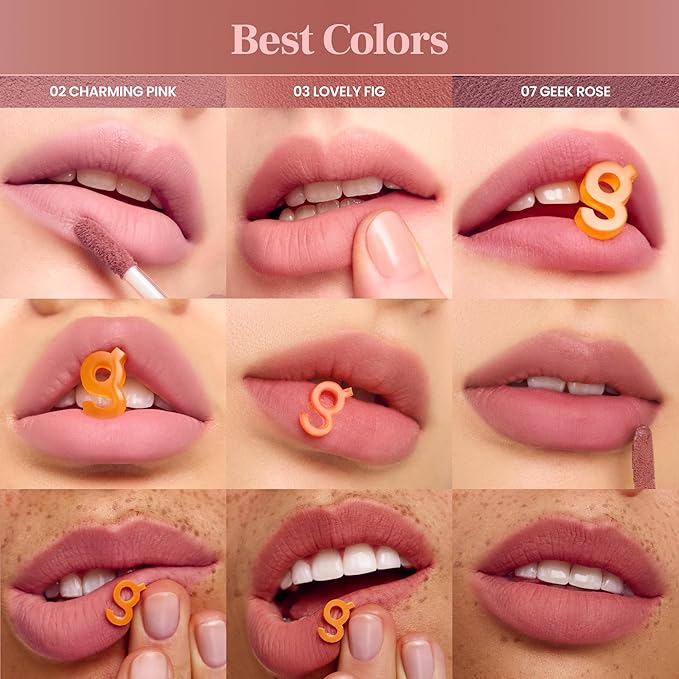 COLORGRAM NUDE BLUR TINT 01 SALMON BEIGE | K-Beauty Makeup, Soft-Focus Matte Lip Stain, 2-in-1 Lip & Cheek | Lightweight Blurring Tint for a Smooth & Airbrushed Finish, Non-Sticky Formula
