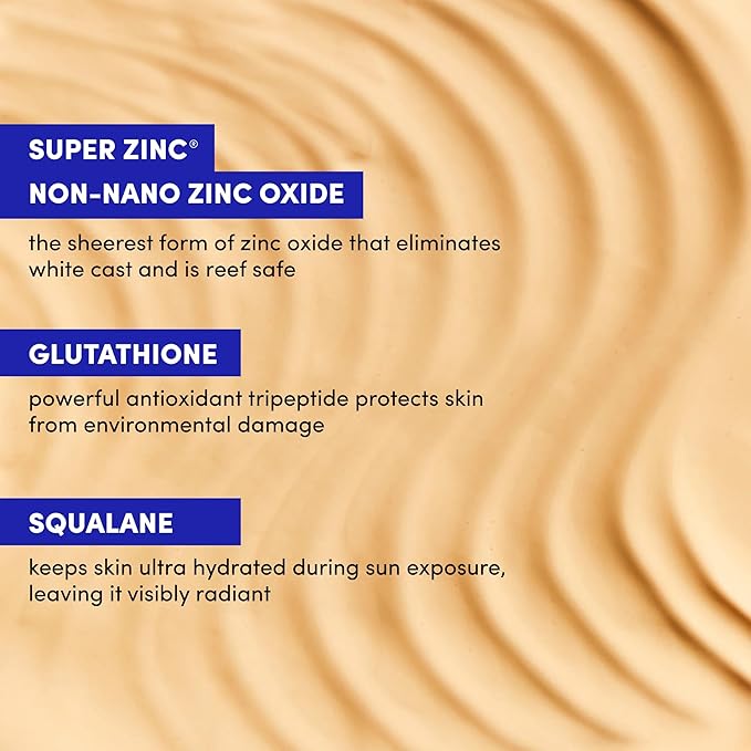 UNGHOSTED Sheer Tinted Mineral SPF 42 with Moisture-Boosting Squalane, Sunscreen for Face and Body, Mineral Sunscreen Lotion, UVA/UVB protection, 1.7 fl oz