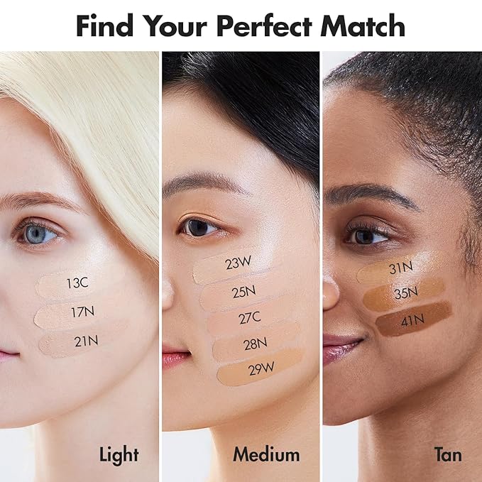 AGE20'S Signature Essence Pact SPF 50+ | Pack of 1 | 17N IVORY | Cream Foundation, Dewy Finish, Natural Coverage | Korean Cushion Foundation
