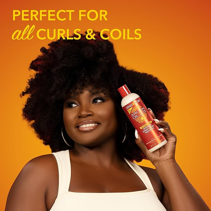 Creme of Nature Intensive Conditioning Treatment, Strengthens & Deeply Infuses Moisture, Prevents Breakage, Infused with 100% Organic Argan Oil, 12 oz