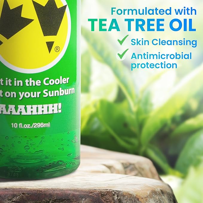 Rubber Ducky Cooler Gel - Sunburn Relief |Soothing Aloe Vera Gel | Fast Absorbing Aloe Gel With Vitamin E & Tea Tree Oil | Vegan | After Sun Care | 10z