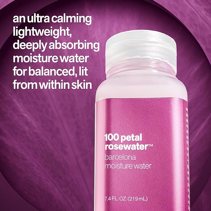 Facewater 100 Petal Rosewater Barcelona Moisture Water