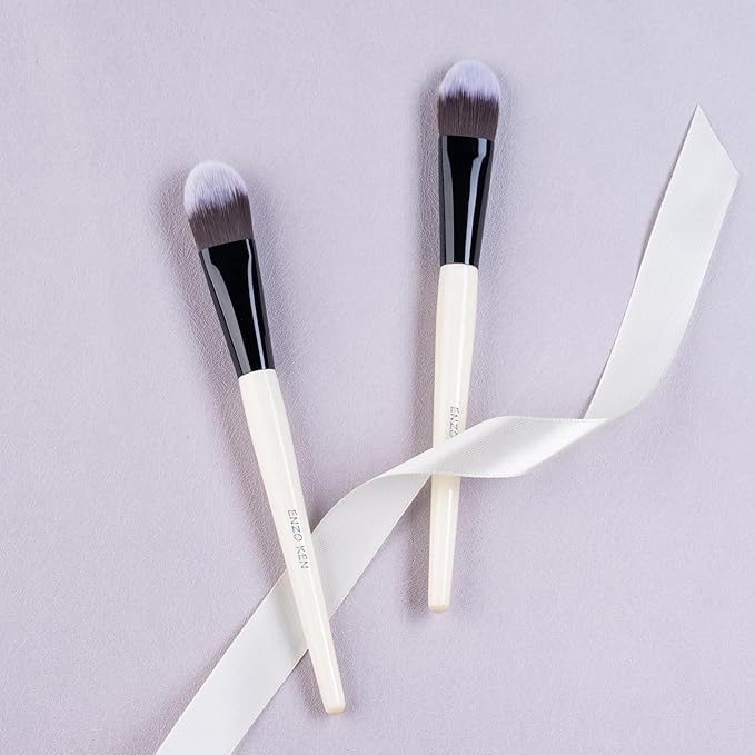 Liquid Foundation Brush, Flat Foundation Brush for Liquid Makeup, Flat Makeup Brush for Liquid Foundation, Make up Brush for Foundation, Makeup Brushes Foundation. (800)