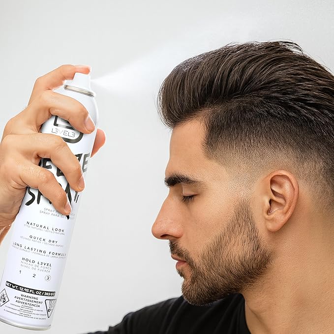 L3 Level 3 Hair Spray - Long Lasting and Strong Hold Hair Spray