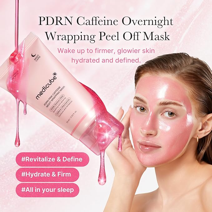 medicube PDRN Overnight Wrapping Mask with Jelly Brush