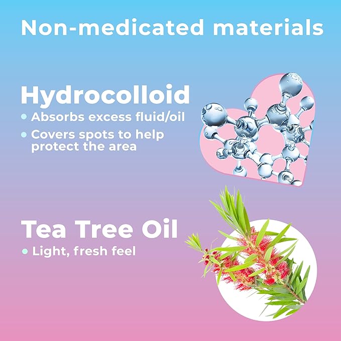 Pimple Patches for Face Cute (Hearts, Clouds Pink and Blue), Zit Patches Star Sticker 240 pack