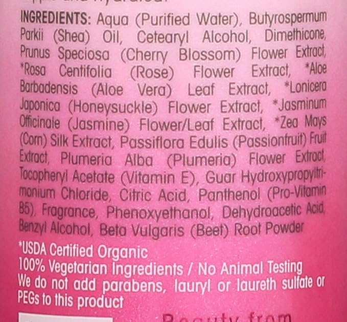 GIOVANNI 2chic Ultra-Luxurious Leave-In Conditioning & Styling Elixir - Smoothing Hair Cream for Curly & Wavy Hair, Enriched with Aloe Vera, Paraben Free, Color Safe - Cherry Blossom & Rose Petal, 4oz