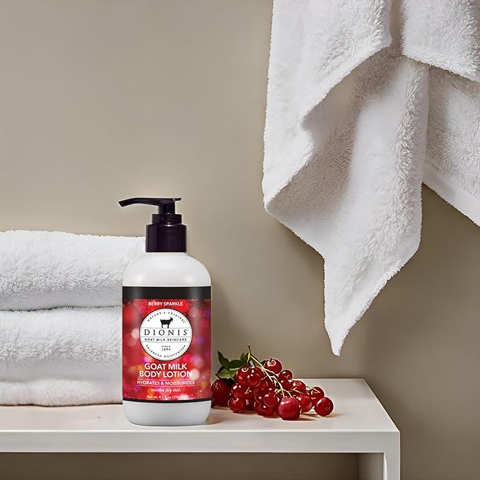 Dionis Goat Milk Body Lotion Berry Sparkle 8.5 oz (Pack of 1)