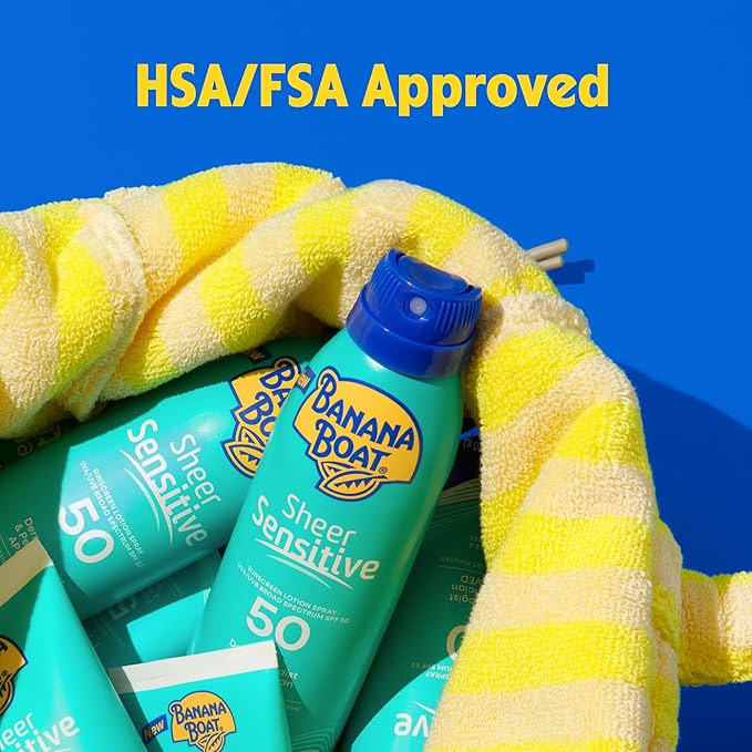 Banana Boat Sheer Sensitive Face Lotion, SPF 50, 3oz