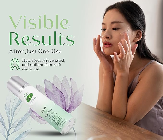 Botanical Skin Care - Organic Facial Toner with Hyaluronic Acid, Collagen, Rosemary & Aloe Vera - Natural Face Care for Hydration & Balance - Vegan & Cruelty-Free - 1.69 oz (50 ml)