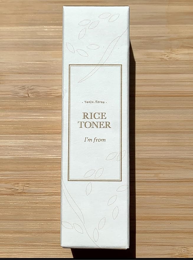 I'm from Rice Toner, Mini Size, Travel Essentials, Hydrating for Dry, Dull, Combination Skin, Vegan, Fragrance Free, Glass Skin, Korean Face Care 1.01 Fl Oz