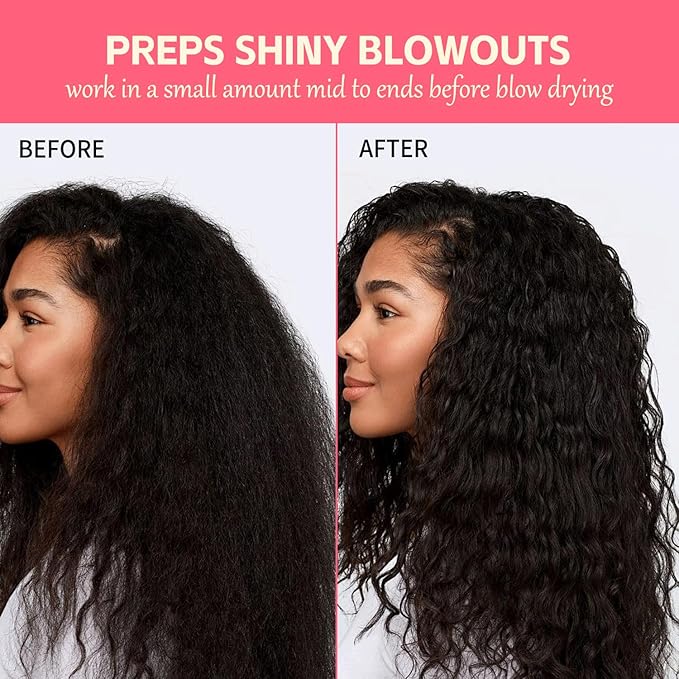 Cactus Fruit 3-In-1 Styling Cream - Smooth Styles, Prep Shiny Blowouts, Defines Curls (5.07 oz.), No Chemical Flavors Fly Away Hair Tamer.