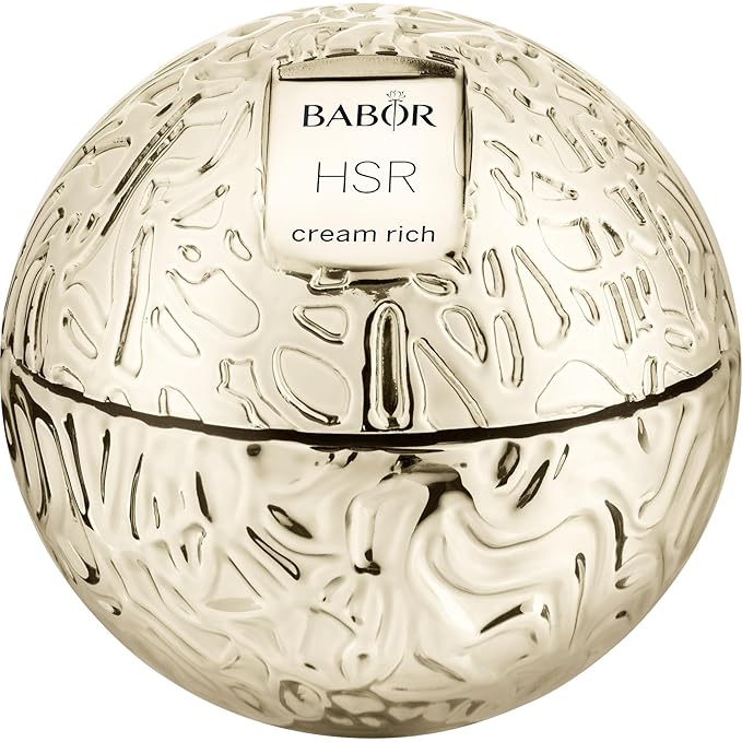 BABOR HSR Lifting Anti Wrinkle Cream Rich, Anti Aging Night Cream, Target Fine Lines, Vitamin E Strengthens Increasing Moisture and Improving Radiance, Daily Moisturizer for Smoother Skin, 1.7 oz