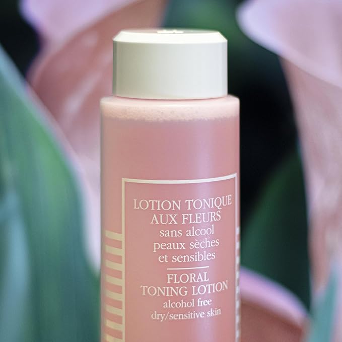 Sisley Paris Floral Toning Lotion - 250 mL - Cleanses, Tones & Soothes Skin for Daily Skin Care Regimen - for Dry and Sensitive Skin