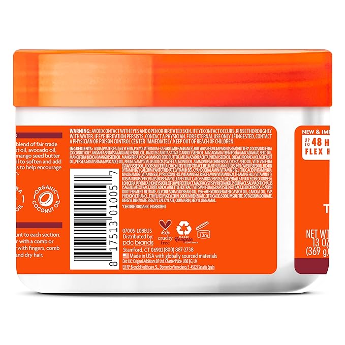 Cantu Shea Butter For Natural Hair Moisturizing Twist & Lock Gel,13 Ounce (07005-12/3EU),(Pack of 2)