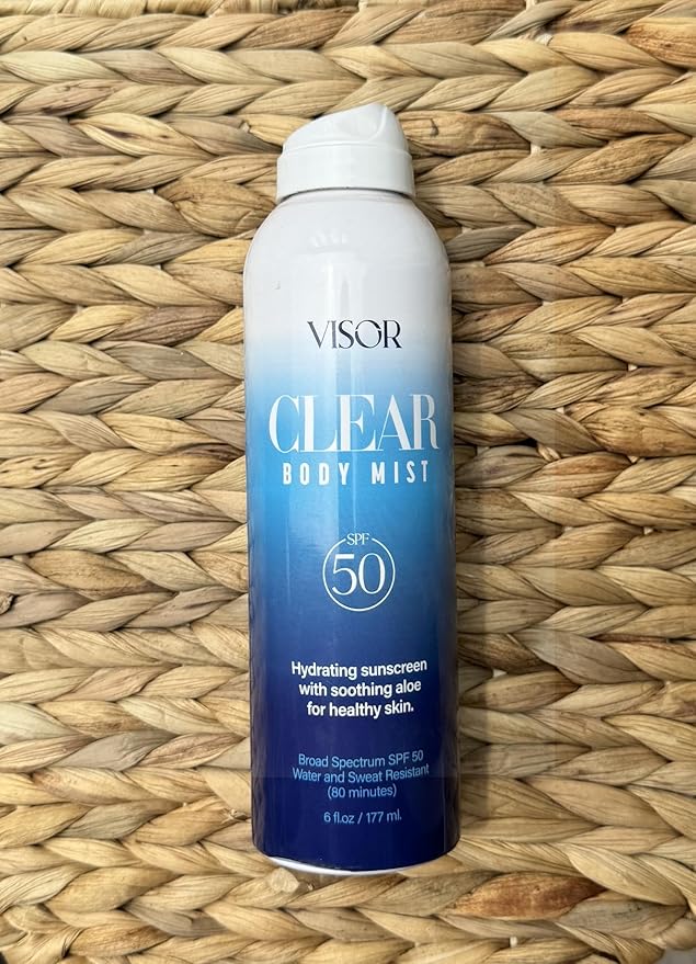 Clear Body Mist SPF 50 by Visor Skincare
