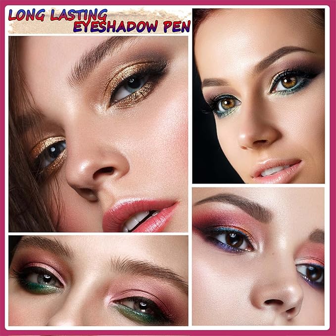 Purple Eyeshadow Stick Purple eyeliner Pencil Eye Makeup Cream Smooth Shimmer Eyeshadow Pencil Primer Glitter Dark Light Matte Single base Crayon Primer Hypoallergenic Waterproof Long Lasting