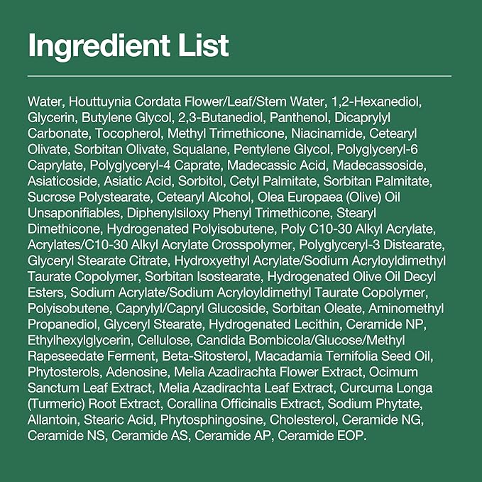 Anua Heartleaf Centella Red Spot Cream, Face Moisturizer for Skin Relief, Niacinamide, Centella, Panthenol, Spot Treatment for Sensitive Skin, Non-comedogenic, Korean Skincare (1.05 oz)