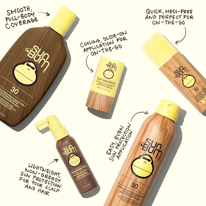 Sun Bum Original SPF 30 Sunscreen Body Spray - Broad Spectrum Moisturizing Sunscreen with Vitamin E - Hawaii 104 Act Compliant (Made without Octinoxate & Oxybenzone) - 6 oz
