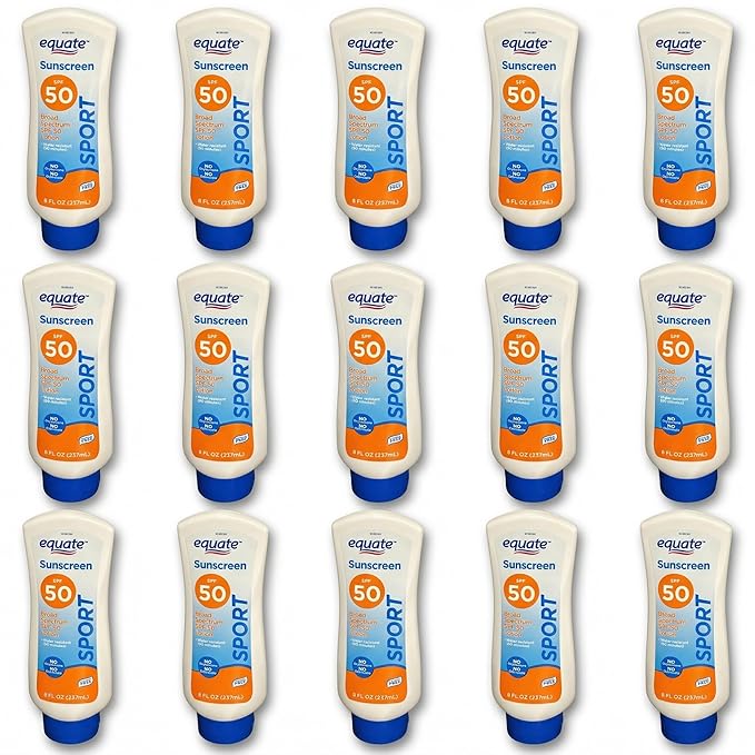 Sunscreen SPF 50 lotion- Sport Broad Spectrum (Pack of 15)