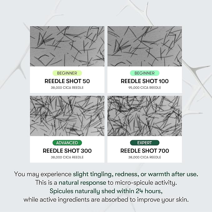 VT COSMETICS CICA Reedle Shot 100, Spicule Microneedling Serum for Pore Care & Exfoliation, Exosome, Centella Asiatica for Glass Skin, Skin Texture, Korean Liquid Skin Booster (1.69 Fl Oz / 50ml)