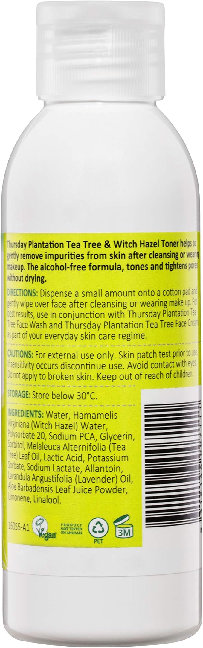 Thursday Plantation - Tea Tree & Witch Hazel Toner (100ml/3.38oz.)
