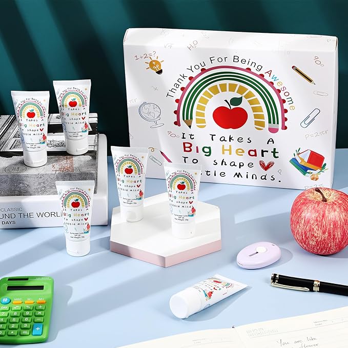 6 Pcs Teachers Day Gifts Travel Size Sunscreen Spf 30 Mini 1oz Travel Water Resistant Sunscreen Lotion Gifts for Teacher