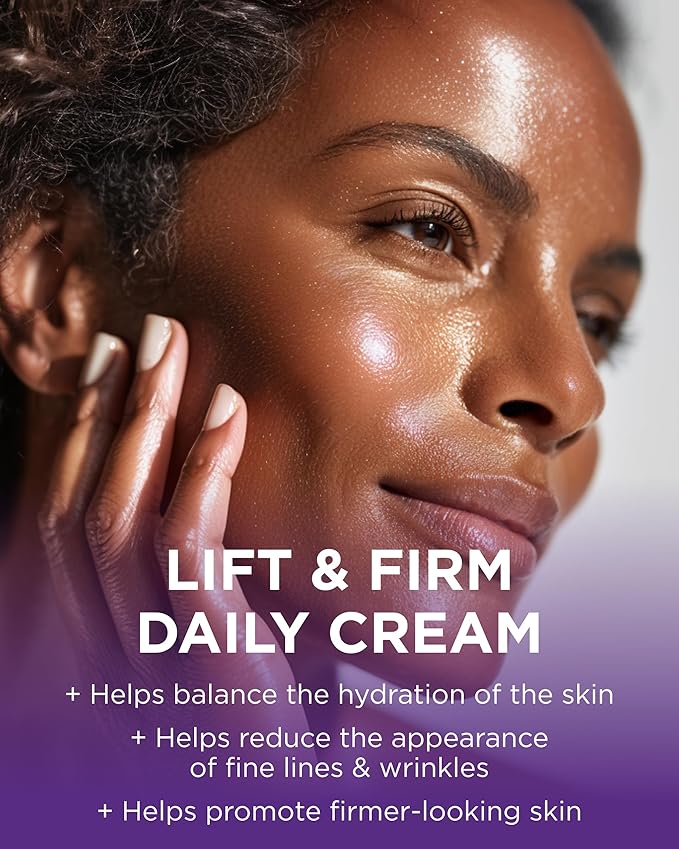 Andalou Naturals Hyaluronic DMAE Lift & Firm Skin Cream | Anti Aging Face Moisturizer With Hyaluronic Acid |Helps Reduce Fine Lines & Wrinkles | 1.7 oz,(Pack of 2)