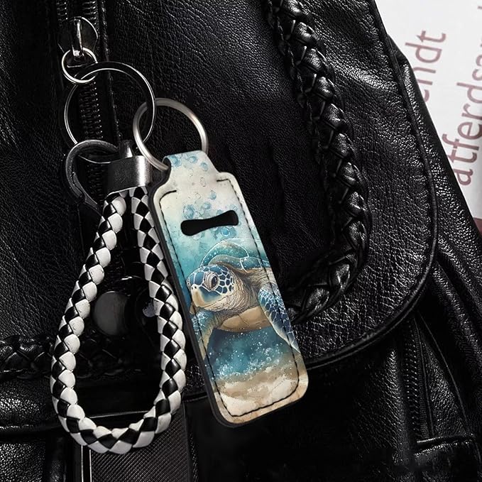 Pensura Chapstick Holder Keychain Fashion 5 Pcs Car Keychain Holder Portable Chapstick Holder Keep from Scratched and Dust