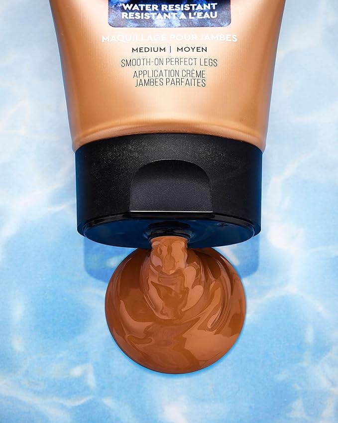 Sally Hansen Airbrush Legs®, Leg Makeup, Medium, Easy Application, Flawless Looking Legs, Water Resistant, Transfer Proof Lotion