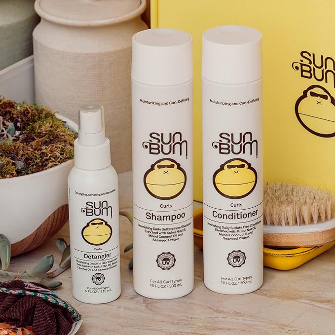 Sun Bum Curls and Waves Detangler - Prevents Dullness and Frizz - Vegan and Cruelty Free - 4 oz