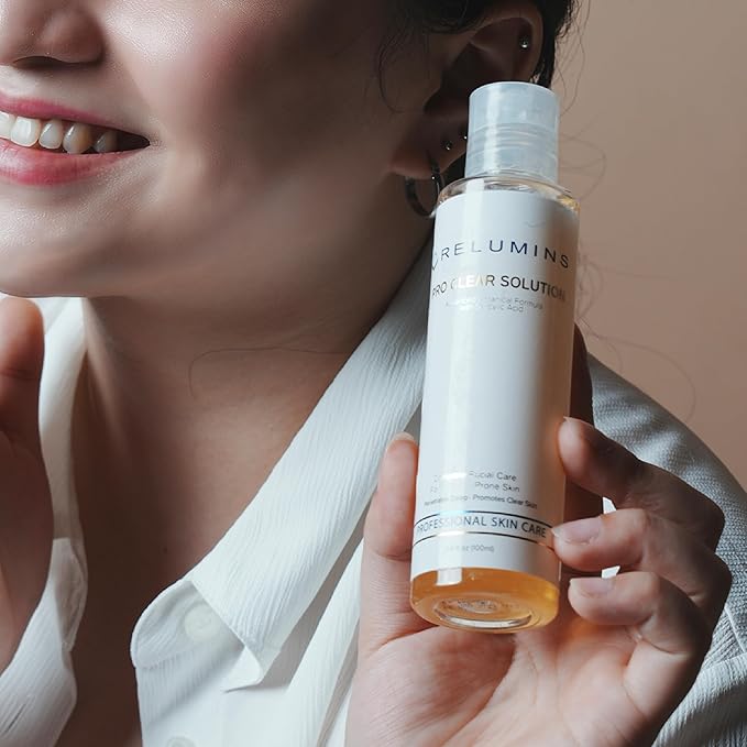 Relumins Clear Skin Toner with Salicylic Acid, Neem Extract & Pear Ferment – Balancing Facial Toner for Smooth, Hydrated & Refreshed Complexion – Gentle Daily Skincare Gift - 100ml