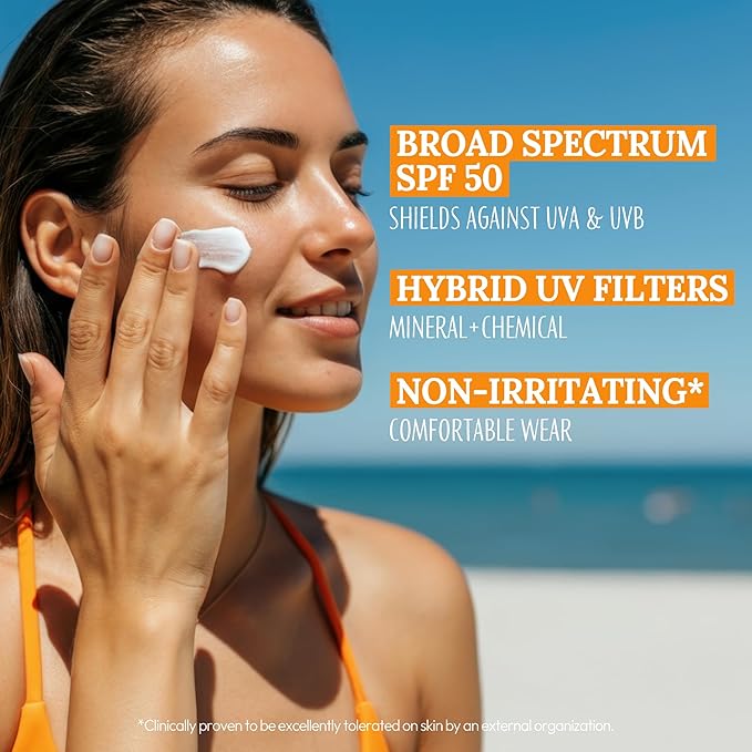 LAPCOS DAILY SUNSCREEN SPF 50 for All Skin Types, 1.76 oz